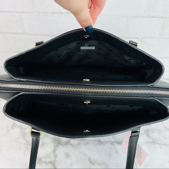 Kate Spade Monet Large Triple Compartment Tote Shoulder Bag - Picture 7 of 14